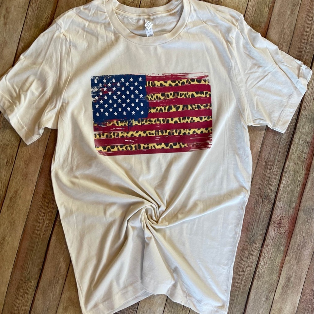 American Flag Graphic T-Shirt